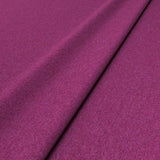 Sample of a purple woven fabric in recycled wool.