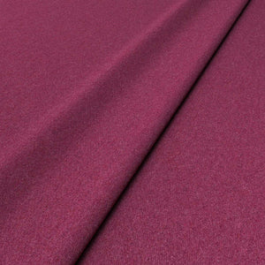 Sample of a pink woven fabric in recycled wool.