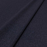 Sample of a blue woven fabric in recycled wool.
