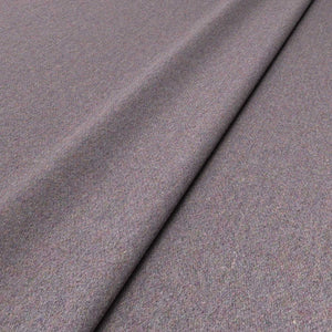 Sample of a purple woven fabric in recycled wool.