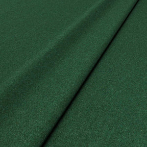 Sample of a green woven fabric in recycled wool.