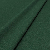 Sample of a green woven fabric in recycled wool.