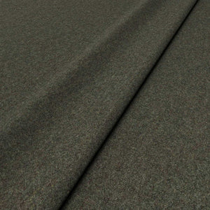 Sample of a brown woven fabric in recycled wool.