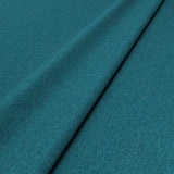Sample of a blue woven fabric in recycled wool.