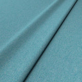 Sample of a blue woven fabric in recycled wool.