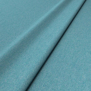 Sample of a blue woven fabric in recycled wool.