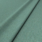 Sample of a blue woven fabric in recycled wool.