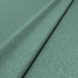 Sample of a blue woven fabric in recycled wool.