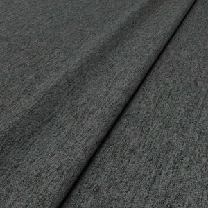Sample of a grey woven fabric in recycled wool.