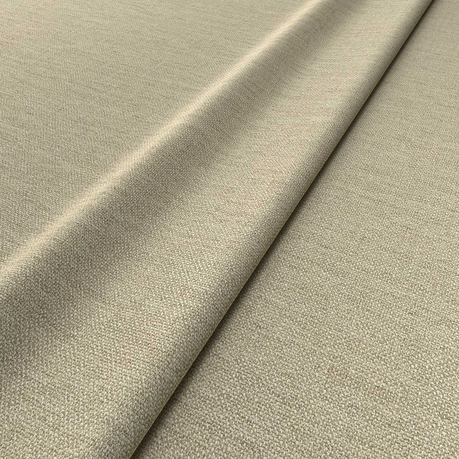 Fabric swatch of a cream woven fabric for upholstery