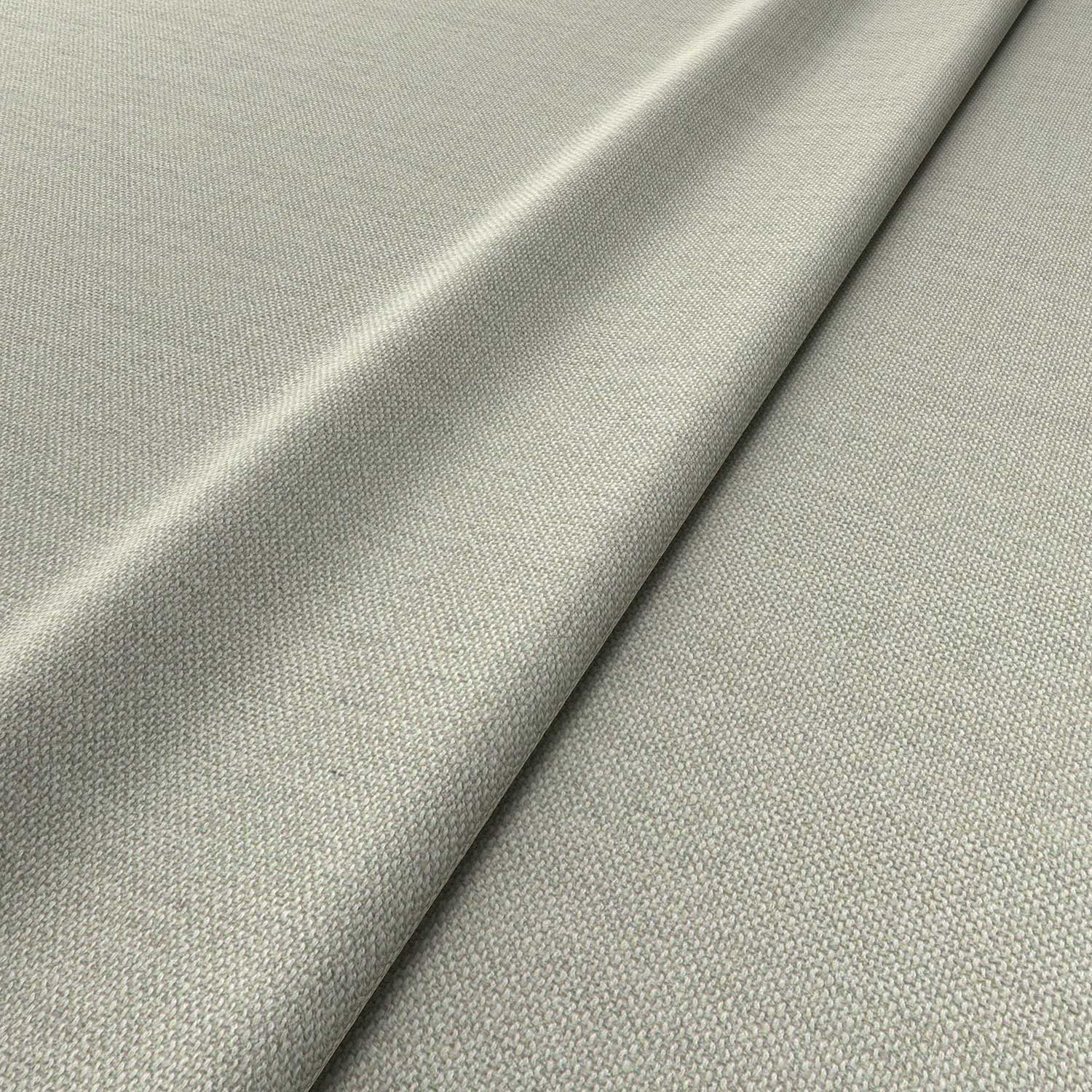 Fabric swatch of a grey woven fabric for upholstery