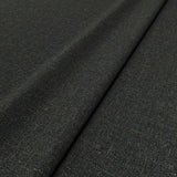 Fabric swatch of a plain black weave fabric for upholstery