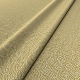 Fabric swatch of a yellow woven fabric for upholstery