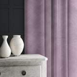 Purple eco velvet curtain