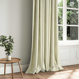 A white woven fabric shown as a curtain.