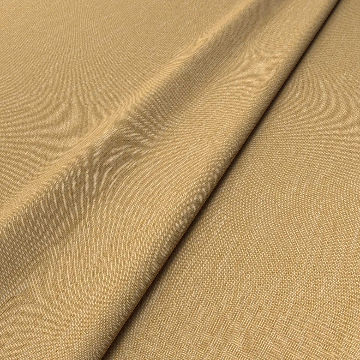 Sample of a yellow woven fabric.