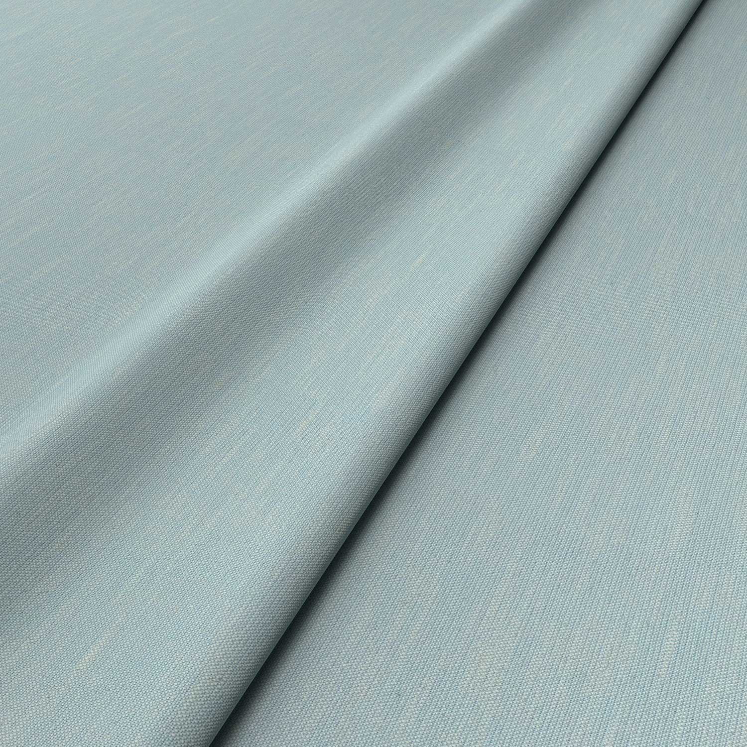 Sample of a blue woven fabric