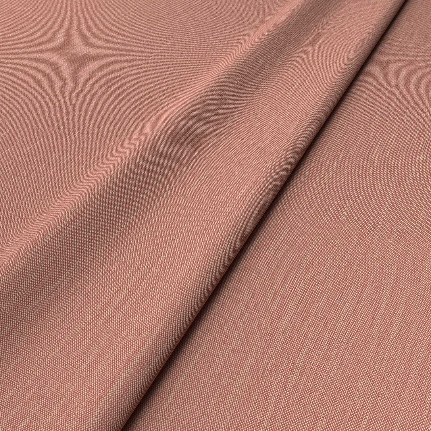 Sample of a pink woven fabric.