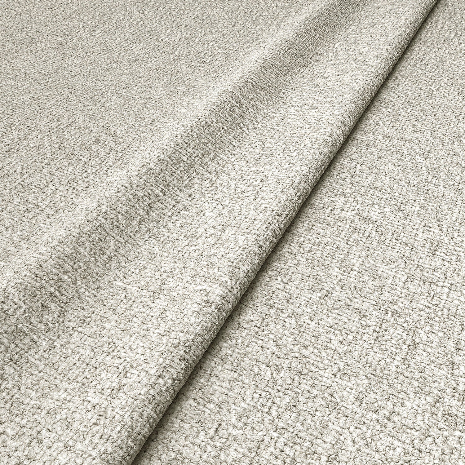 Sample of a boucle fabric in Linen