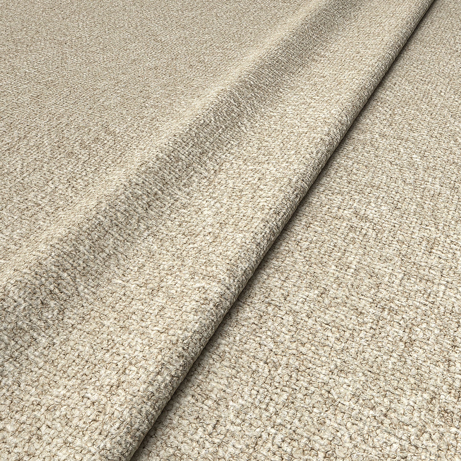 Sample of a boucle fabric in Pumice