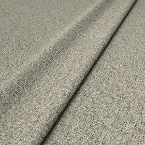 Sample of a boucle fabric in Aluminium