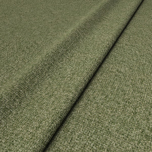 Sample of a boucle fabric in Winter Moss