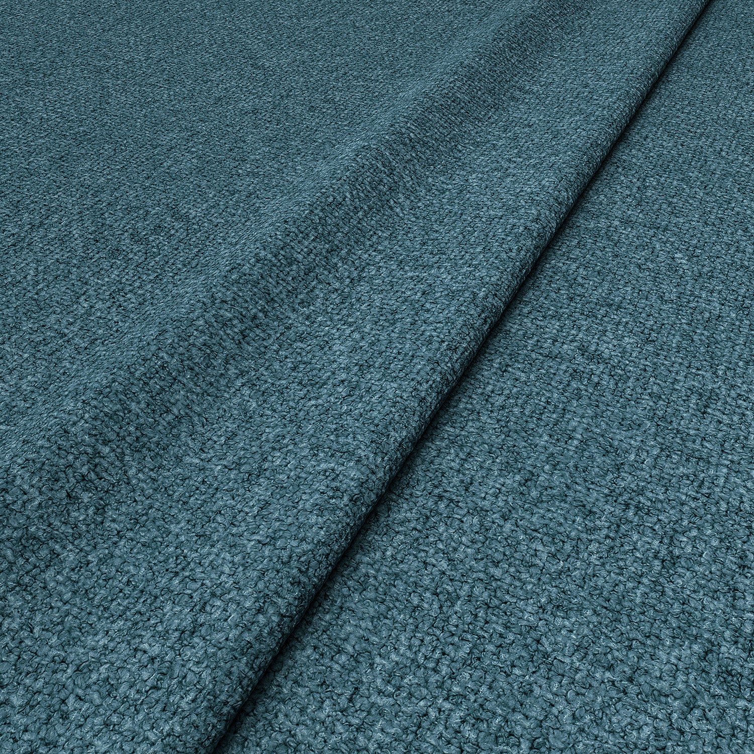 Sample of a boucle fabric in Sapphire