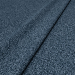 Sample of a boucle fabric in Indigo