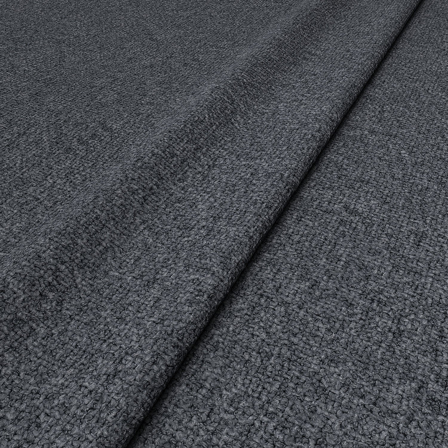 Sample of a boucle fabric in Ink