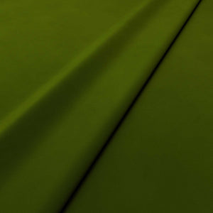 Fabric swatch of a green velvet upholstery fabric