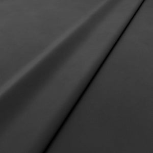 Fabric swatch of a grey velvet upholstery fabric