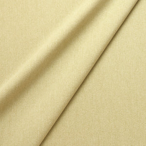 Fabric swatch of a eco-friendly plain pastel yellow fabric for curtains and upholstery