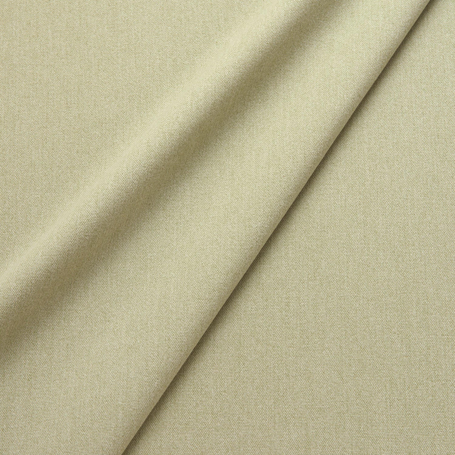 Fabric swatch of a eco-friendly plain light green fabric for curtains and upholstery