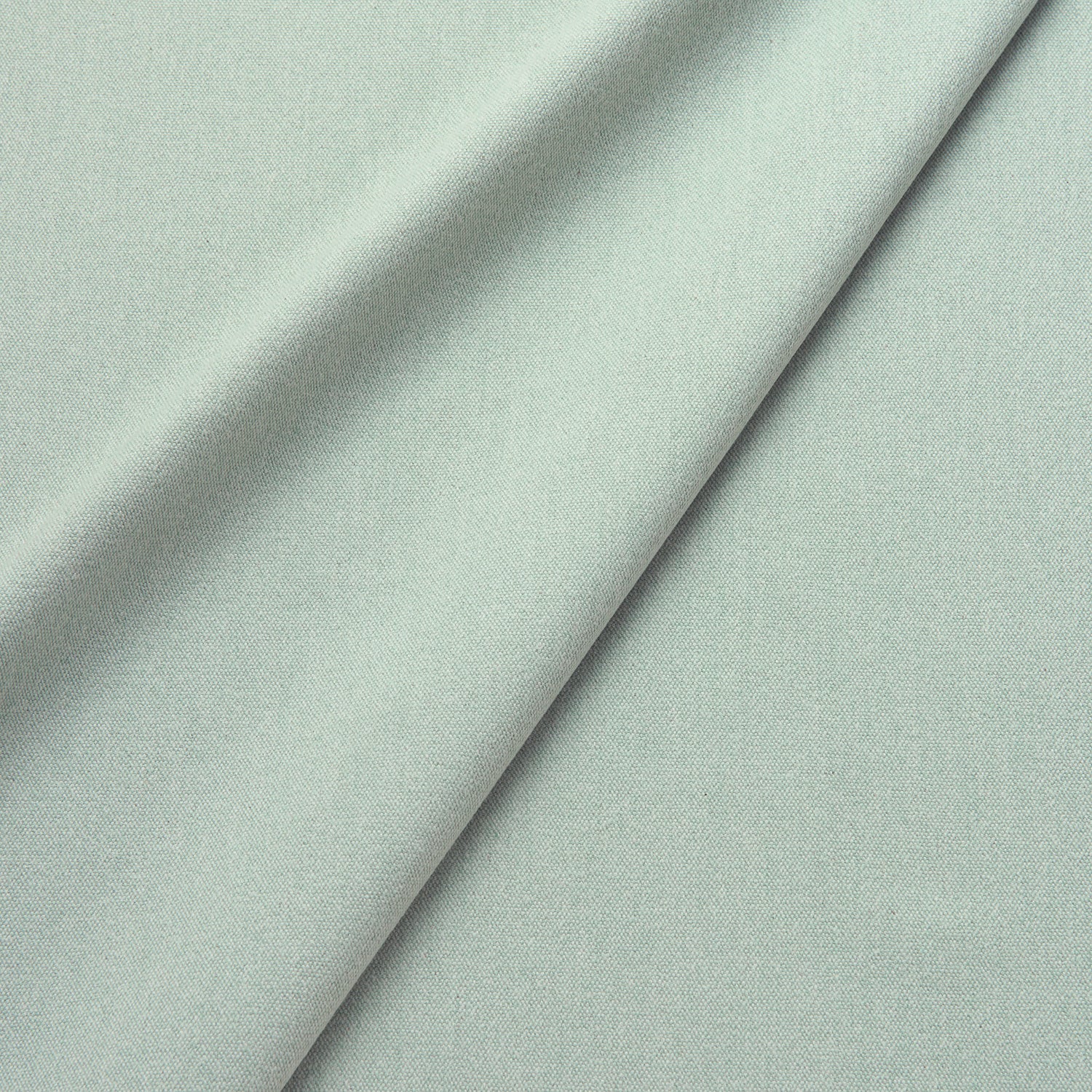Fabric swatch of a eco-friendly plain baby blue fabric for curtains and upholstery