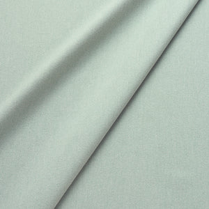 Fabric swatch of a eco-friendly plain baby blue fabric for curtains and upholstery
