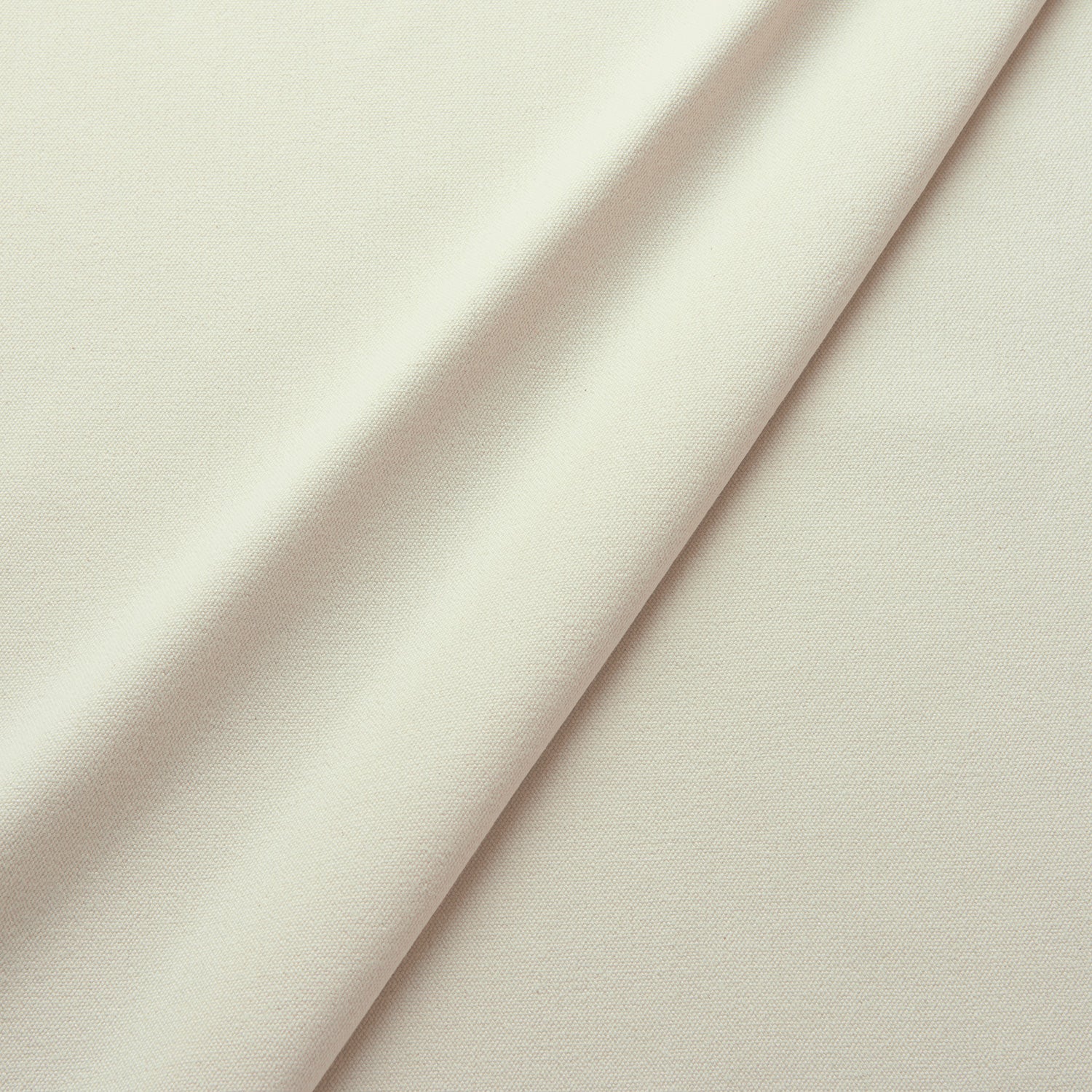 Fabric swatch of a eco-friendly plain light neutral fabric for curtains and upholstery