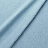 Fabric swatch of a eco-friendly plain blue fabric for curtains and upholstery