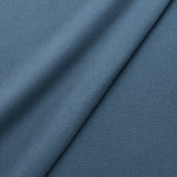 Fabric swatch of a eco-friendly plain blue fabric for curtains and upholstery