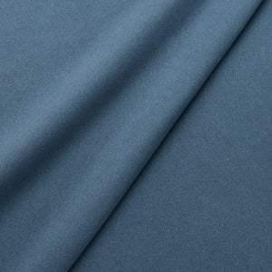 Fabric swatch of a eco-friendly plain blue fabric for curtains and upholstery