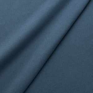 Fabric swatch of a eco-friendly plain blue fabric for curtains and upholstery
