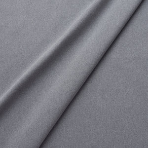 Fabric swatch of a eco-friendly plain grey fabric for curtains and upholstery