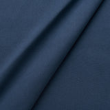 Fabric swatch of a eco-friendly plain blue fabric for curtains and upholstery