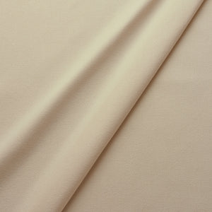 Fabric swatch of a eco-friendly plain light neutral fabric for curtains and upholstery