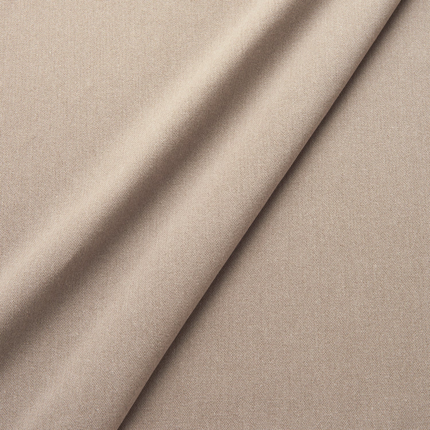 Fabric swatch of a eco-friendly plain neutral fabric for curtains and upholstery