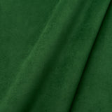 Fabric swatch of a plain stain resistant velvet upholstery fabric in a green colour