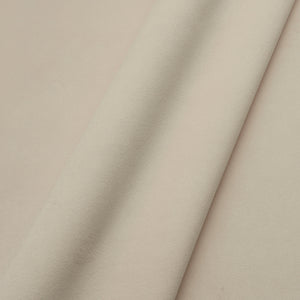 Fabric swatch of a plain stain resistant velvet upholstery fabric in a neutral colour