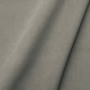 Fabric swatch of a plain stain resistant velvet upholstery fabric in a neutral colour