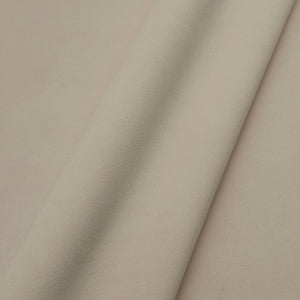 Fabric swatch of a plain stain resistant velvet upholstery fabric in a neutral colour