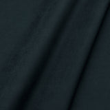 Fabric swatch of a plain stain resistant velvet upholstery fabric in a black colour