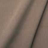 Fabric swatch of a plain stain resistant velvet upholstery fabric in a brown colour